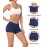 wirarpa Women\'s Boyshort Panties Stretchy Mid High Waisted Cotton Underwear Boxer Briefs 4 Pack Assorted Large
