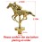 Grhonior Metal Horse for Horse Racing Board Game, Rose Gold x4, Silver x3 Classic Style Collection Souvenirs (Rose Gold 4+Silver 3)