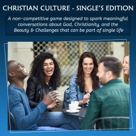 Kulture Games Christian Culture (Singles Edition) - Conversation Starters to Spark Meaningful Discussion Between Christian Singles - Christian Party Game - Thought Provoking Bible Discussion Cards Kulture Games Christian Culture (Singles Edition) - Conversation Starters to Spark Meaningful Discussion Between Christian Singles - Christian Party Game - Thought Provoking Bible Discussion Cards