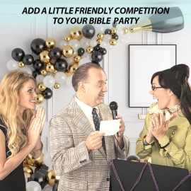 Bible Trivia Game: Family Feud Quiz for Church Groups & Community Parties - Includes 300+ Questions