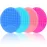 Silicone Facial Cleansing Brush - 4 Pack Face Scrubber & Exfoliator for Deep Cleaning, Soft Brush, Blackhead & Acne Pore Care