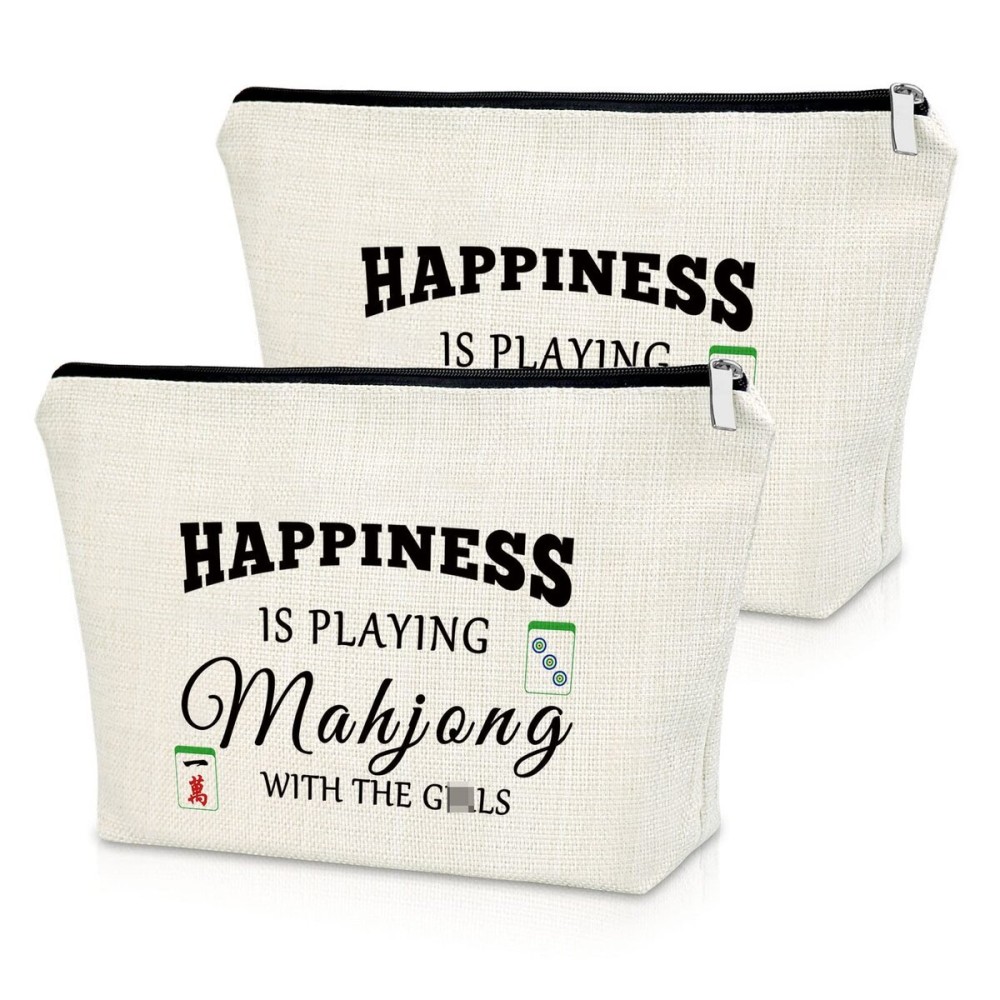 Mahjong Gifts 2 PCS Makeup Bag Mahjong Lover Gift Gambling Gifts for Women Cosmetic Bag Mahjong Player Gift Mothers Day Gift Grandma Mother Retirement Gifts Birthday Christmas Gifts Travel Pouch Mahjong Gifts 2 PCS Makeup Bag Mahjong Lover Gift Gambling Gifts for Women Cosmetic Bag Mahjong Player Gift Mothers Day Gift Grandma Mother Retirement Gifts Birthday Christmas Gifts Travel Pouch