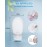 Silicone Travel Bottles for Toiletries TSA Approved Travel Size Containers Set 4 Pack Portable Leak Proof Refillable Cosmetic Squeeze Bottles Shampoo Hair Conditioner Body Lotion Bath Shower Gel