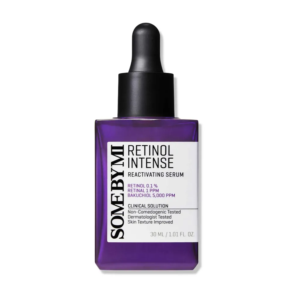 SOME BY MI Retinol Intense Reactivating Serum - 1.01oz, 30ml - Korean 0.1% Retinol Serum for Face Aging Signs and Post-Acne Marks - Pore Minimizer for Face with Bakuchiol & Retinal - Korean Skin Care SOME BY MI Retinol Intense Reactivating Serum - 1.01oz, 30ml - Korean 0.1% Retinol Serum for Face Aging Signs and Post-Acne Marks - Pore Minimizer for Face with Bakuchiol & Retinal - Korean Skin Care