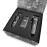 TPOB Slime 2 Black Clipper Trimmer Shaver Set Barber Hair Clippers for Men 6800 RPM with Rubber Case