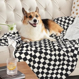 BEILIMU Baby Blanket for Boys Comfy Durable Corduroy Toddler Blanket with Double Layer Dotted Backing Checkerboard Grid Chessboard Gingham Warmer Bed Blankets for Newborn Infants Black, 30x40 Inches BEILIMU Baby Blanket for Boys Comfy Durable Corduroy Toddler Blanket with Double Layer Dotted Backing Checkerboard Grid Chessboard Gingham Warmer Bed Blankets for Newborn Infants Black, 30x40 Inches