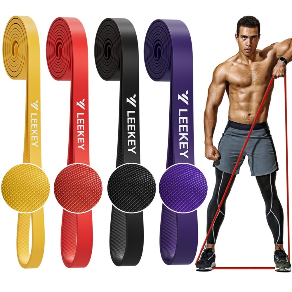 LEEKEY Resistance Bands,Rubber Exercise Bands - Workout Bands Set, 5-85LBS Resistance Bands for Working Out,for Men and Women Fitness Training, Physical Therapy,Home Workouts LEEKEY Resistance Bands,Rubber Exercise Bands - Workout Bands Set, 5-85LBS Resistance Bands for Working Out,for Men and Women Fitness Training, Physical Therapy,Home Workouts