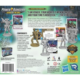 Renegade Game Studios Power Rangers Heroes of The Grid: Shadow of Venjix Theme Pack - Expansion, New Cards & Bosses, RPG for 2-5 Players, 45-60 Mins, Ages 14+