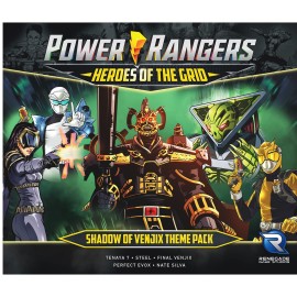 Renegade Game Studios Power Rangers Heroes of The Grid: Shadow of Venjix Theme Pack - Expansion, New Cards & Bosses, RPG for 2-5 Players, 45-60 Mins, Ages 14+