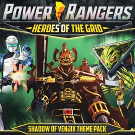 Renegade Game Studios Power Rangers Heroes of The Grid: Shadow of Venjix Theme Pack - Expansion, New Cards & Bosses, RPG for 2-5 Players, 45-60 Mins, Ages 14+