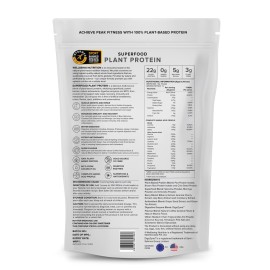 WELLBEING NUTRITION Organic Vegan Plant Protein Isolate Powder | 22g Protein, 5g BCAA European Pea & Brown Rice Protein | Superfoods, Fiber for Muscle Growth & Recovery | Italian Cafe Mocha - 500gm