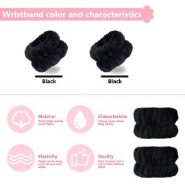 Taocar 2pcs Wrist Bands for Washing Face, Microfiber Face Washing Wristbands, Arm Wrist Towels, Spa Face Wash Wristbands, Stretchy Absorbent Wash Band for Woman Children Taocar 2pcs Wrist Bands for Washing Face, Microfiber Face Washing Wristbands, Arm Wrist Towels, Spa Face Wash Wristbands, Stretchy Absorbent Wash Band for Woman Children