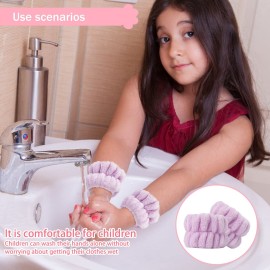 Taocar 2pcs Wrist Bands for Washing Face, Microfiber Face Washing Wristbands, Arm Wrist Towels, Spa Face Wash Wristbands, Stretchy Absorbent Wash Band for Woman Children Taocar 2pcs Wrist Bands for Washing Face, Microfiber Face Washing Wristbands, Arm Wrist Towels, Spa Face Wash Wristbands, Stretchy Absorbent Wash Band for Woman Children