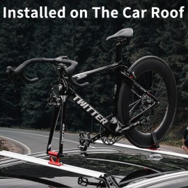 Bike Fork Mount, Upgraded Quick Release Thru Axle Bicycle Fork Rack Block with 4 Adapters for Car Trucks Vans SUV Transport and Storage, Black Bike Fork Mount, Upgraded Quick Release Thru Axle Bicycle Fork Rack Block with 4 Adapters for Car Trucks Vans SUV Transport and Storage, Black
