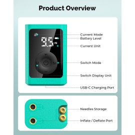 ETENWOLF Electric Ball Pump Inflation & Deflation 2-17 PSI, Basketball Pump with Precise Pressure Gauge, Rechargeable Air Pump for Balls, Soccer Ball Air Pump ETENWOLF Electric Ball Pump Inflation & Deflation 2-17 PSI, Basketball Pump with Precise Pressure Gauge, Rechargeable Air Pump for Balls, Soccer Ball Air Pump