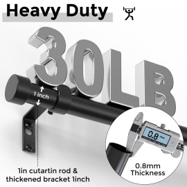 VOIIY Curtain Rods for Windows 48 to 84 Inch(4-7 Feet),Black 1\'\' Diameter Drapery Rods with End Cap Style Design,Modern Adjustable Heavy Duty Curtain Rod,Size:36\'\'-88\'\' VOIIY Curtain Rods for Windows 48 to 84 Inch(4-7 Feet),Black 1\'\' Diameter Drapery Rods with End Cap Style Design,Modern Adjustable Heavy Duty Curtain Rod,Size:36\'\'-88\'\'