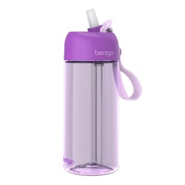 Bentgo Kids Water Bottle - Leak-Proof, Durable Tritan, BPA-Free 15 oz. Cup for Kids/Toddlers Ages 3+, Safe Sip Spout, Carrying Handle, & Dishwasher Safe for School, Sports, Daycare & Camp (Purple) Bentgo Kids Water Bottle - Leak-Proof, Durable Tritan, BPA-Free 15 oz. Cup for Kids/Toddlers Ages 3+, Safe Sip Spout, Carrying Handle, & Dishwasher Safe for School, Sports, Daycare & Camp (Purple)