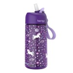 Bentgo Kids Water Bottle - Leak-Proof, Durable Tritan, BPA-Free 15 oz. Cup for Kids/Toddlers Ages 3+, Safe Sip Spout, Carrying Handle, & Dishwasher Safe for School, Sports, Daycare & Camp (Unicorn)