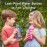 Bentgo Kids Water Bottle - Leak-Proof, Durable Tritan, BPA-Free 15 oz. Cup for Kids/Toddlers Ages 3+, Safe Sip Spout, Carrying Handle, & Dishwasher Safe for School & Sports (Rainbows & Butterflies)