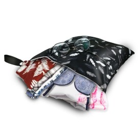 2 Pcs Waterproof Reusable Wet Dry Bag for Diaper Baby Cloth Gym Clothes Washable Travel Bags for Beach Pool Swimsuits Pockets with Two Zippered Dirty Diapers Stroller Yoga Toiletries Daycare Organizer 2 Pcs Waterproof Reusable Wet Dry Bag for Diaper Baby Cloth Gym Clothes Washable Travel Bags for Beach Pool Swimsuits Pockets with Two Zippered Dirty Diapers Stroller Yoga Toiletries Daycare Organizer