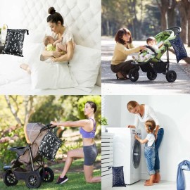 2 Pcs Waterproof Reusable Wet Dry Bag for Diaper Baby Cloth Gym Clothes Washable Travel Bags for Beach Pool Swimsuits Pockets with Two Zippered Dirty Diapers Stroller Yoga Toiletries Daycare Organizer 2 Pcs Waterproof Reusable Wet Dry Bag for Diaper Baby Cloth Gym Clothes Washable Travel Bags for Beach Pool Swimsuits Pockets with Two Zippered Dirty Diapers Stroller Yoga Toiletries Daycare Organizer