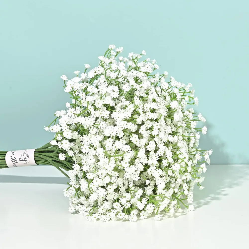 Yastouay Babys Breath Artificial Flowers, 6Pcs Fake White Babys Breath Flowers Artificial Bulk, Real Touch Faux Babies Breath Gypsophila Bouquet for Wedding Floral Arrangement Party Decor Yastouay Babys Breath Artificial Flowers, 6Pcs Fake White Babys Breath Flowers Artificial Bulk, Real Touch Faux Babies Breath Gypsophila Bouquet for Wedding Floral Arrangement Party Decor