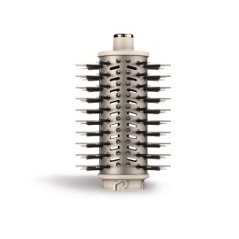 Shark FlexStyle Round Hot Air Brush Attachment for Blow Dryers, Hair Styling Tool for Straight, Wavy, Curly, and Coily Hair, Stone Shark FlexStyle Round Hot Air Brush Attachment for Blow Dryers, Hair Styling Tool for Straight, Wavy, Curly, and Coily Hair, Stone