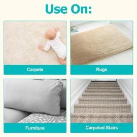 GOSEDER Carpet Rake for Pet Hair Removal - Reusable Pet Hair Remover for Carpet Long Handle, Advanced Dog Hair Broom, Cat Fur Brush, Lint Remover Scraper for Carpets, Rugs, Mats, Couch, Furniture GOSEDER Carpet Rake for Pet Hair Removal - Reusable Pet Hair Remover for Carpet Long Handle, Advanced Dog Hair Broom, Cat Fur Brush, Lint Remover Scraper for Carpets, Rugs, Mats, Couch, Furniture