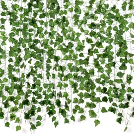 ARTKAIKE Fake Vines for Room Decor(12 Pack 84 Feet) Aesthetic Artificial Plant Ivy Leaves Hanging Greenery Garlands for Home Bedroom Wall Wedding Party Decor ARTKAIKE Fake Vines for Room Decor(12 Pack 84 Feet) Aesthetic Artificial Plant Ivy Leaves Hanging Greenery Garlands for Home Bedroom Wall Wedding Party Decor