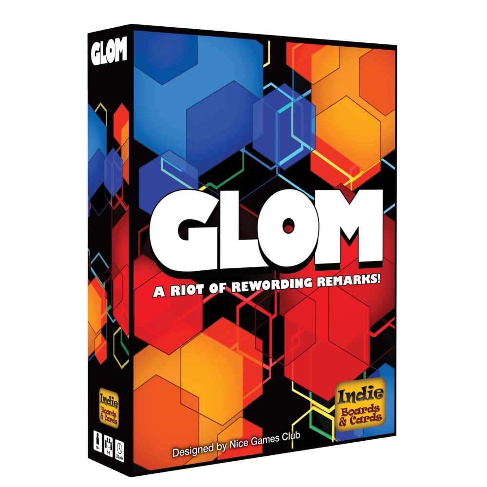 Glom by Indie Boards & Cards, Party Game - for 1 to 8 Players, Ages 14+