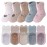 TRUEHAN 5 Pairs Toddler Non Slip Socks with Grips Baby Socks for Kids Girls Boys 5 Pairs Animal A1-3 years