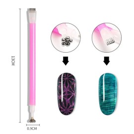 SILPECWEE 15Pcs Nail Magnet Set Cat Eye Gel Nail Polish Magnet Wand Magnetic Nail Polish Cat Eye Magnet for Nails Cat Eye Magnets Sticks Nail Design Tools Nail Art SILPECWEE 15Pcs Nail Magnet Set Cat Eye Gel Nail Polish Magnet Wand Magnetic Nail Polish Cat Eye Magnet for Nails Cat Eye Magnets Sticks Nail Design Tools Nail Art