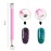 SILPECWEE 15Pcs Nail Magnet Set Cat Eye Gel Nail Polish Magnet Wand Magnetic Nail Polish Cat Eye Magnet for Nails Cat Eye Magnets Sticks Nail Design Tools Nail Art