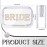 LEIFIDE Bride Bag Clear Makeup Bag Bride Gift Cosmetic Bag Mrs Pearl Bags Bride Toiletry Bag Wifey Makeup Pouch Rhinestone Letter PVC Cosmetics Bag Travel Case Bride Purse Portable Bag(BRIDE Style)