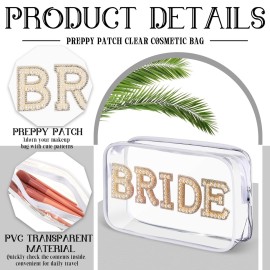 LEIFIDE Bride Bag Clear Makeup Bag Bride Gift Cosmetic Bag Mrs Pearl Bags Bride Toiletry Bag Wifey Makeup Pouch Rhinestone Letter PVC Cosmetics Bag Travel Case Bride Purse Portable Bag(BRIDE Style) LEIFIDE Bride Bag Clear Makeup Bag Bride Gift Cosmetic Bag Mrs Pearl Bags Bride Toiletry Bag Wifey Makeup Pouch Rhinestone Letter PVC Cosmetics Bag Travel Case Bride Purse Portable Bag(BRIDE Style)
