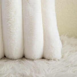 Neelvin Cream White Faux Fur Cozy Soft Striped Decorative Throw Pillow Covers 18x18 inch Set of 2,Velvet Pillowcase Cushion Case for Sofa Couch Neelvin Cream White Faux Fur Cozy Soft Striped Decorative Throw Pillow Covers 18x18 inch Set of 2,Velvet Pillowcase Cushion Case for Sofa Couch