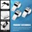 Tiankohelan 3 Pcs Whistle,Stainless Steel Sports Whistle with Lanyard for Coaches Referees Emergency Outdoor Sports