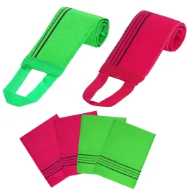 obmwang 6 Pieces Korean Exfoliating Mitts and Washcloth Set, Asian Exfoliating Bath Washcloth and Korean Long Towels Back Scrubber for Women Men Shower Washing obmwang 6 Pieces Korean Exfoliating Mitts and Washcloth Set, Asian Exfoliating Bath Washcloth and Korean Long Towels Back Scrubber for Women Men Shower Washing