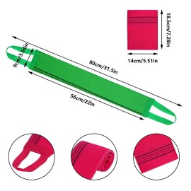 obmwang 6 Pieces Korean Exfoliating Mitts and Washcloth Set, Asian Exfoliating Bath Washcloth and Korean Long Towels Back Scrubber for Women Men Shower Washing obmwang 6 Pieces Korean Exfoliating Mitts and Washcloth Set, Asian Exfoliating Bath Washcloth and Korean Long Towels Back Scrubber for Women Men Shower Washing