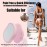 G.Liane Crystal Hair Eraser,Physical Glass Hair Removal,Reusable Nano Hair Remover Stone,Epilator for Women and Men,Soft Silky Skin (Pink)