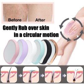 G.Liane Crystal Hair Eraser,Physical Glass Hair Removal,Reusable Nano Hair Remover Stone,Epilator for Women and Men,Soft Silky Skin (Pink) G.Liane Crystal Hair Eraser,Physical Glass Hair Removal,Reusable Nano Hair Remover Stone,Epilator for Women and Men,Soft Silky Skin (Pink)