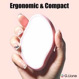 G.Liane Crystal Hair Eraser,Physical Glass Hair Removal,Reusable Nano Hair Remover Stone,Epilator for Women and Men,Soft Silky Skin (Pink) G.Liane Crystal Hair Eraser,Physical Glass Hair Removal,Reusable Nano Hair Remover Stone,Epilator for Women and Men,Soft Silky Skin (Pink)