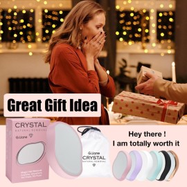 G.Liane Crystal Hair Eraser,Physical Glass Hair Removal,Reusable Nano Hair Remover Stone,Epilator for Women and Men,Soft Silky Skin (Pink) G.Liane Crystal Hair Eraser,Physical Glass Hair Removal,Reusable Nano Hair Remover Stone,Epilator for Women and Men,Soft Silky Skin (Pink)