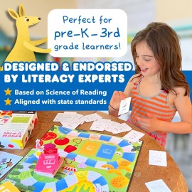 Kangaroo Cravings Learn to Read 300 High-Frequency Sight Words Board Game - Fun Learning Resource & Word Game for Kids Ages 4-9 - Parent & Teacher Must Haves for Preschool, Kindergarten, 1st-3rd Grade Kangaroo Cravings Learn to Read 300 High-Frequency Sight Words Board Game - Fun Learning Resource & Word Game for Kids Ages 4-9 - Parent & Teacher Must Haves for Preschool, Kindergarten, 1st-3rd Grade