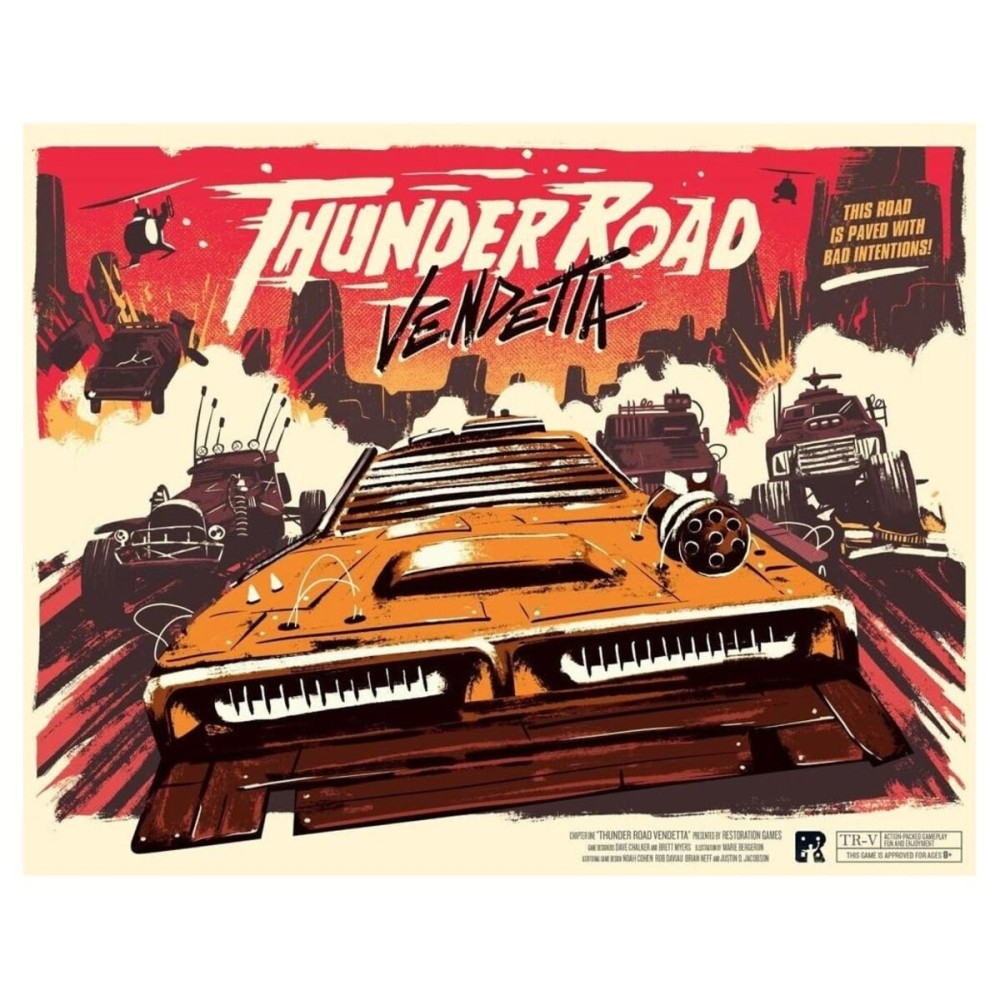 Thunder Road: Vendetta - Strategy Racing Game for Family, Teens & Adults by Restoration Games