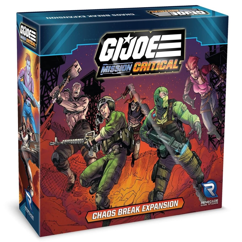 Renegade Game Studios G.I. Joe Mission Critical: Chaos Break Expansion - RPG Game, Dreadnoks Biker Gang, Ages 14+, 2-5 Players, 45-60 Min
