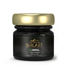 WOW Life Science Pure Himalayan Shilajit/Shilajeet Resin Powered by Ashwagandha - 20g | Guaranteed 75%+ Fulvic Acid | Enhance Strength, Stamina & Immunity | Contains Lab Certificate