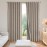 Joydeco Blackout Curtains for Bedroom - Natural Linen Curtains 52 X 84 inch, Thermal Insulated 100% Blackout 2 Panels Light Blocking Drapes, Rod Pocket & Back Tabs, Darkening Privacy for Living Room