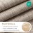 Joydeco Blackout Curtains for Bedroom - Natural Linen Curtains 52 X 84 inch, Thermal Insulated 100% Blackout 2 Panels Light Blocking Drapes, Rod Pocket & Back Tabs, Darkening Privacy for Living Room
