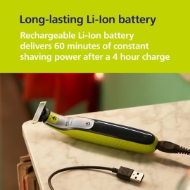 Philips Norelco OneBlade 360 Hybrid Face + Body, Electric Beard Trimmer, Shaver and Body Groomer, with 360 Blade Technology, 1x 360 Blade for Face, 5in1 Adjustable Comb, 1x Body Kit, Model QP2834/70 Philips Norelco OneBlade 360 Hybrid Face + Body, Electric Beard Trimmer, Shaver and Body Groomer, with 360 Blade Technology, 1x 360 Blade for Face, 5in1 Adjustable Comb, 1x Body Kit, Model QP2834/70